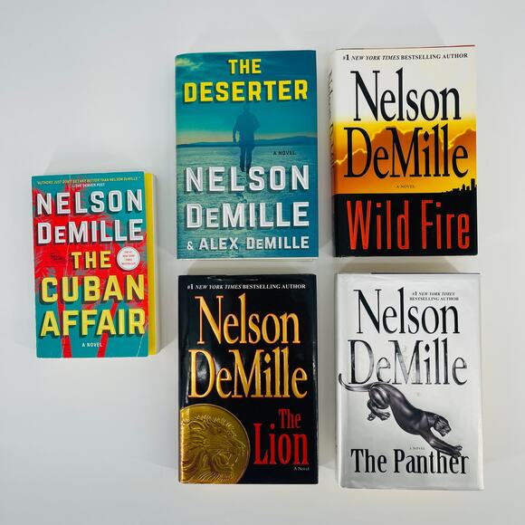 The Cuban Affair, The Deserter, The Lion, The Panther & Wild Fire Nelson DeMille - Picture 1 of 9